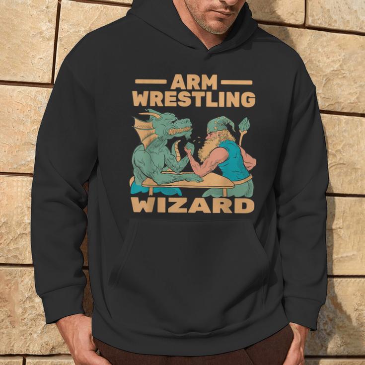 Armwrestling Arm Wrestling Wizard Arm Wrestler Kapuzenpullover Lebensstil