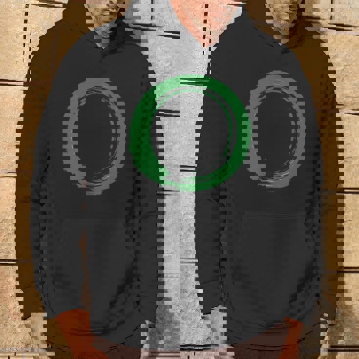 Atheist Symbol Green Circle International Atheist Day Felpa con cappuccio Estilo de vida