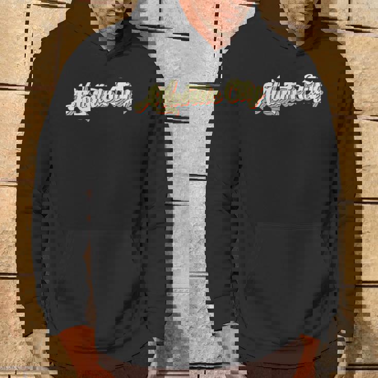 Atlantic City Da Baseball Stile Retrò Stileintage Felpa con cappuccio Estilo de vida