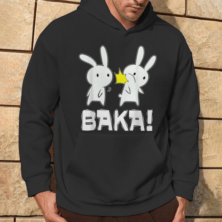 Baka Slogan Rabbit Ear-Fig For Japan Friends Kapuzenpullover Lebensstil