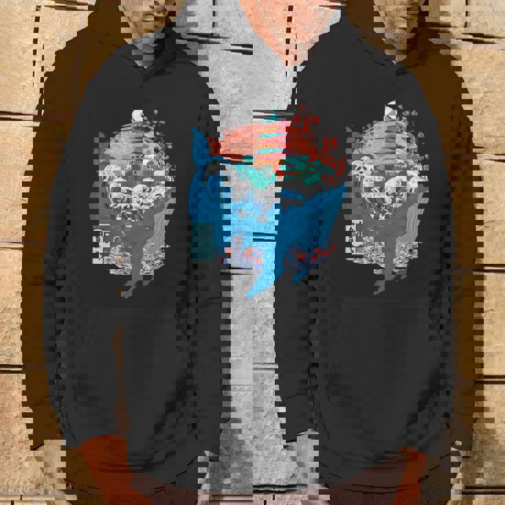Ballena Japonesa Gran Ola Kanagawa Japón Arteintage Sudadera Estilo de vida