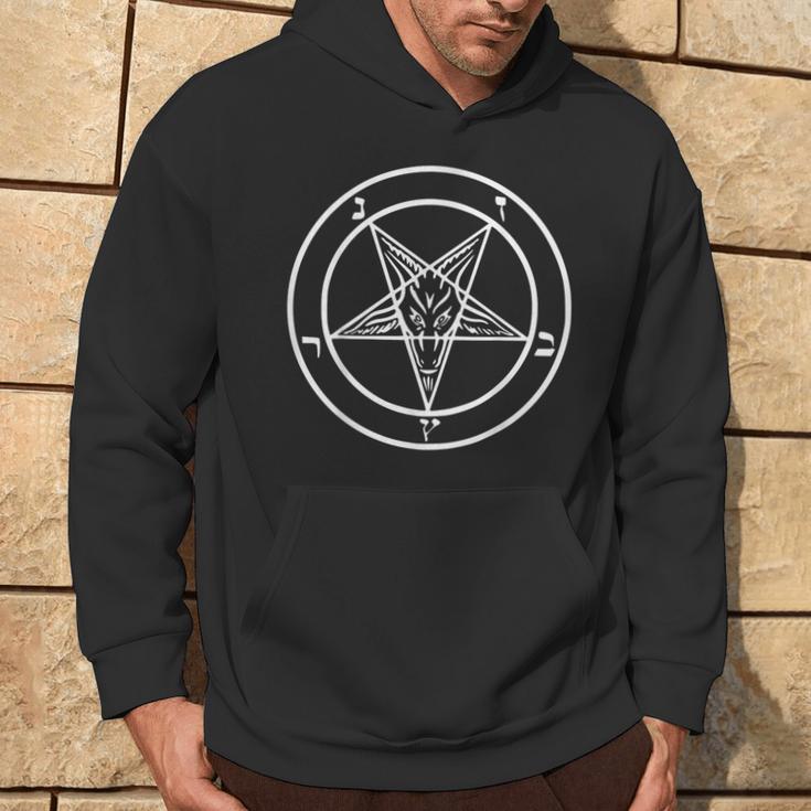 Baphomet Pentagram Inverted Pentagram Kapuzenpullover Lebensstil