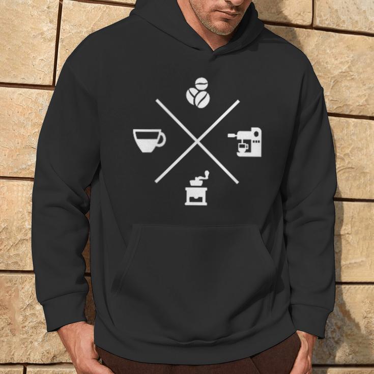 Barista Kaffee Espresso Cappuccino Kaffeemaschine Kapuzenpullover Lebensstil