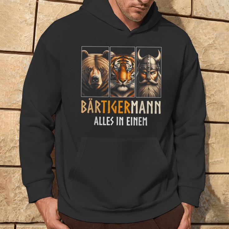 Bärtigermann All In One Retroiking Kapuzenpullover Lebensstil