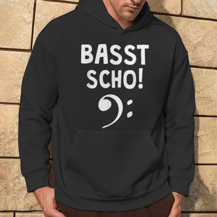 Basst Scho Bass Guitar Bassist Kapuzenpullover Lebensstil