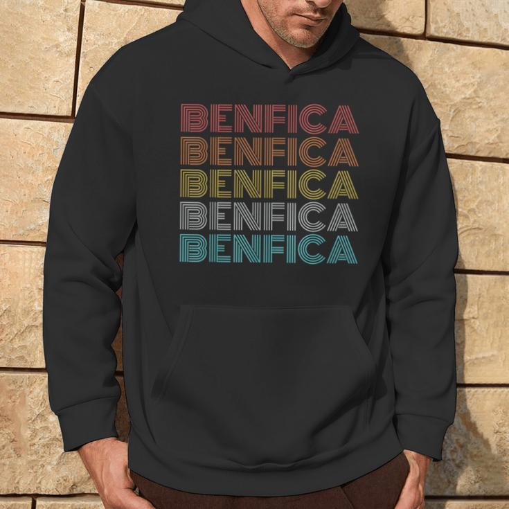 Benfica Retro Look Kapuzenpullover Lebensstil