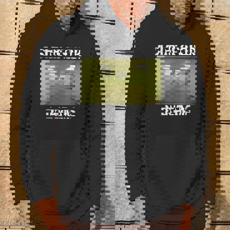 Benvenuti A The Backrooms Creepypasta Meme Felpa con cappuccio Estilo de vida
