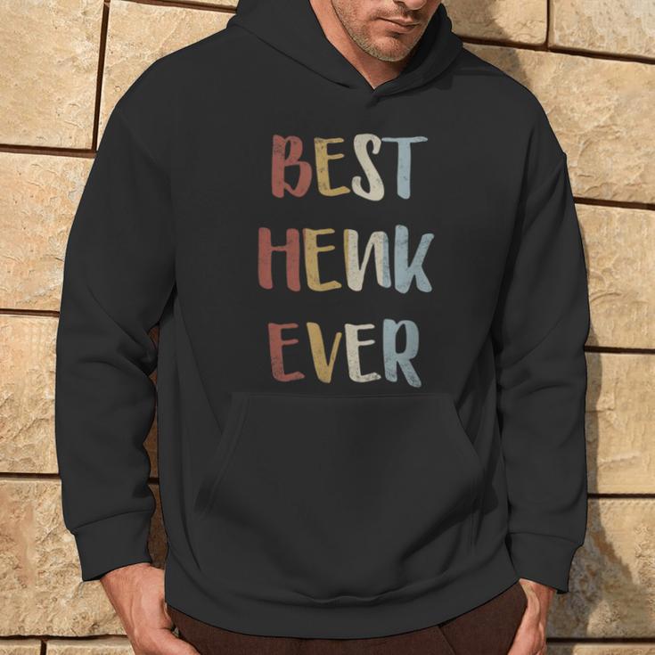 Best Henk Ever Retrointage First Name Kapuzenpullover Lebensstil