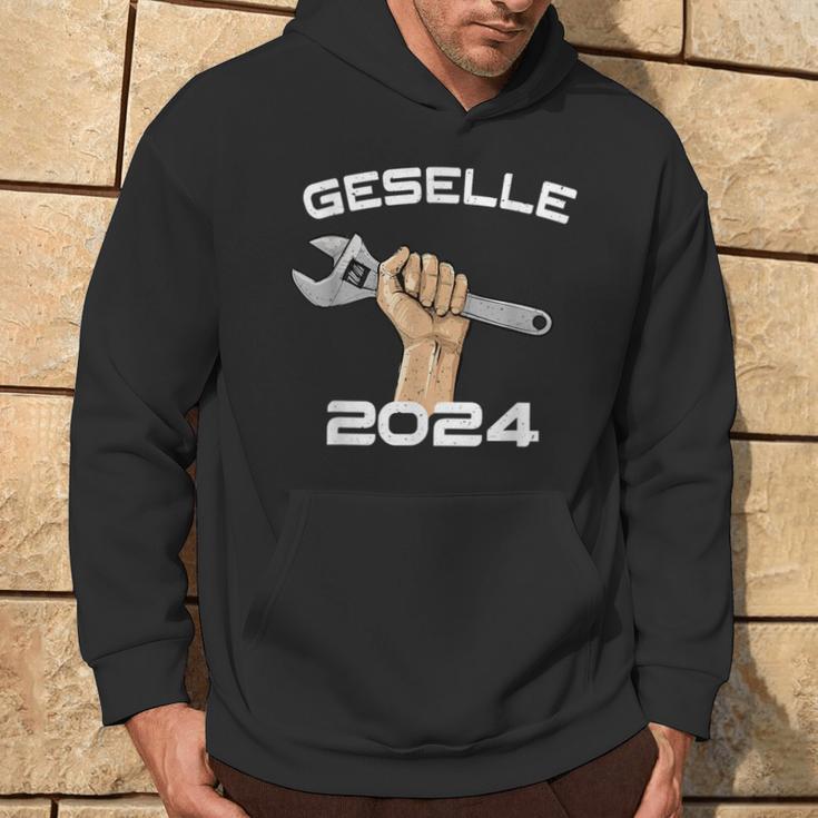 Bestandene Gesellenprüfung Gesellenbrief Azubi Geselle 2024 Kapuzenpullover Lebensstil