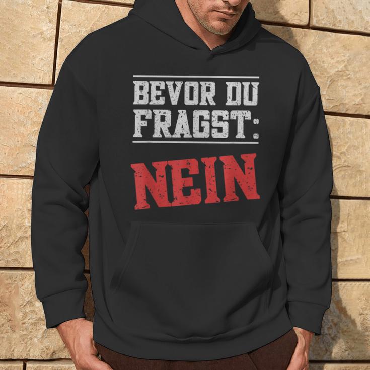 Bevor Du Fragen German Kapuzenpullover Lebensstil