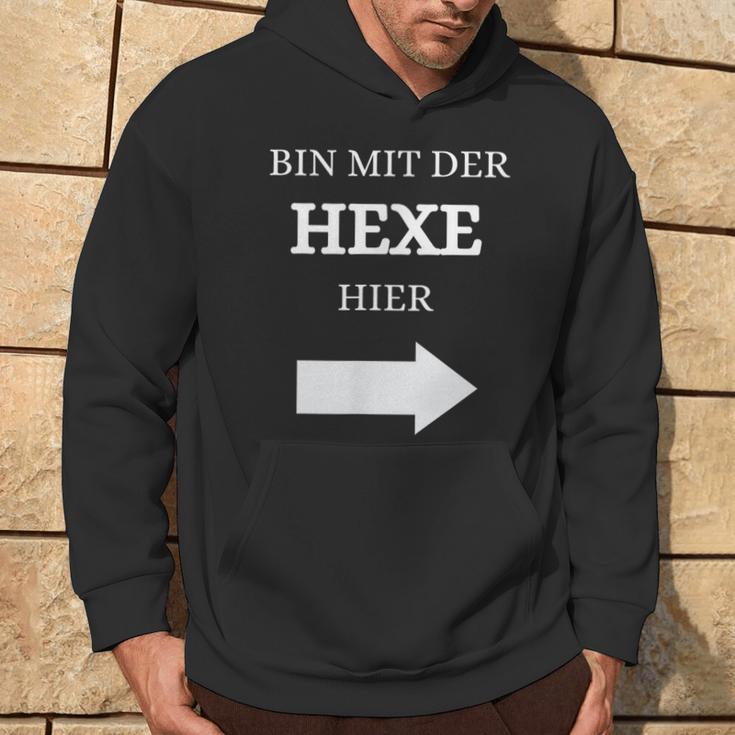 Bin Mit Der Hexe Hier Wizard Kapuzenpullover Lebensstil