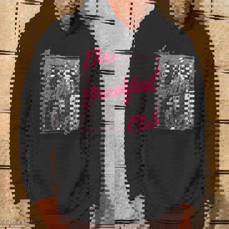Breakfast Club Pink Text Group Photograph Felpa con cappuccio Estilo de vida