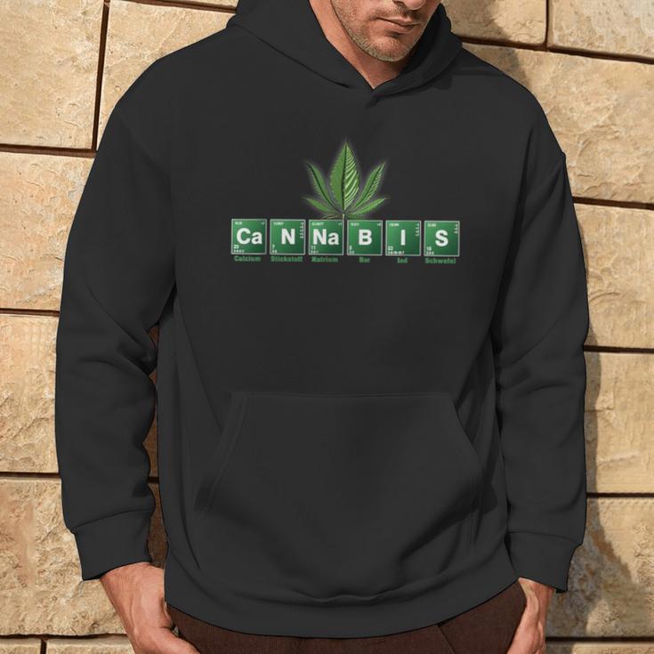 Cannabis Periodensystem Marijuana Hemp Leaf Kapuzenpullover Lebensstil