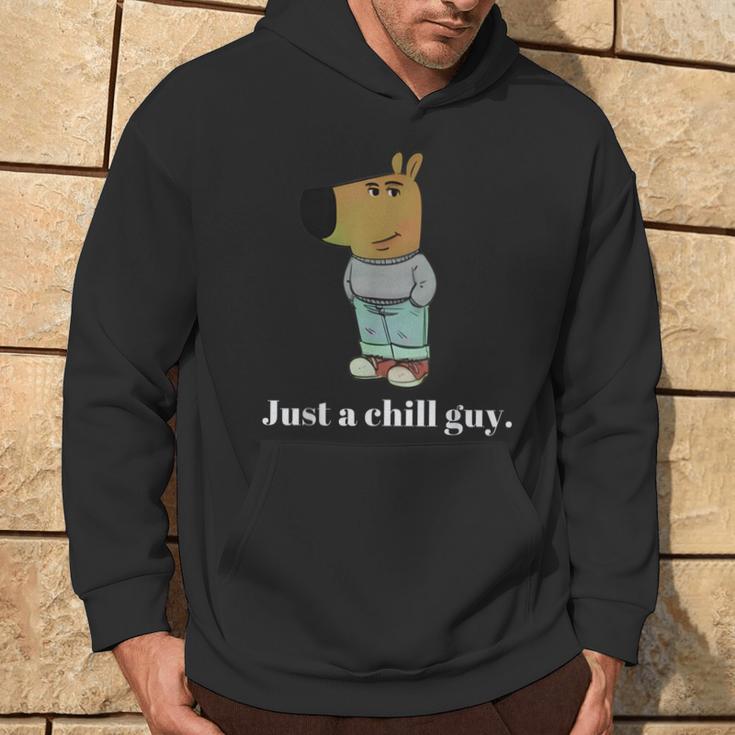 Chill Guy Dog Chill Guy Meme Hoodie | Mazezy