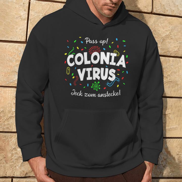 Coloniairus Carnival Outfit Cologne Kölsch Jeck Flu Kapuzenpullover Lebensstil