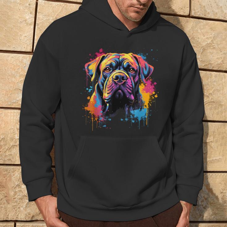 Colourful Cane Corso Dog Kapuzenpullover Lebensstil