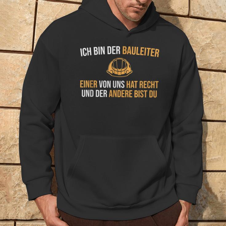 Construction Supervision Construction Site Helmet Construction Management Kapuzenpullover Lebensstil