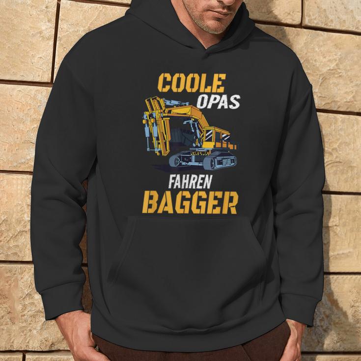 Coole Opas Fahren Bagger Digger Driver Grandpa Kapuzenpullover Lebensstil