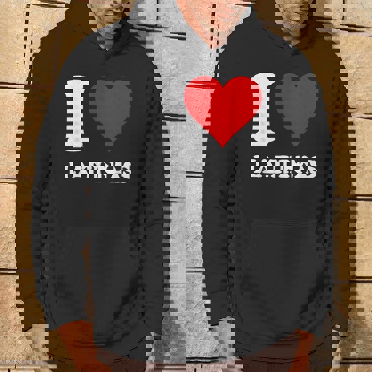 Corazón Rojo I Love Latinas Sudadera Estilo de vida
