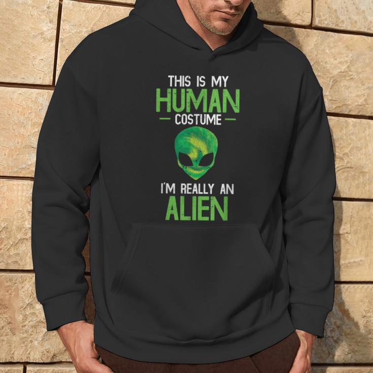 Das Ist Mein Menschensch Costume Alien Alien Kapuzenpullover Lebensstil