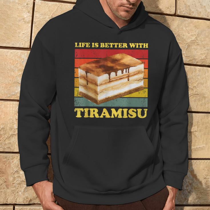 Das Leben Ist Besser Mit Tiramisu Tiramisu Kapuzenpullover Lebensstil