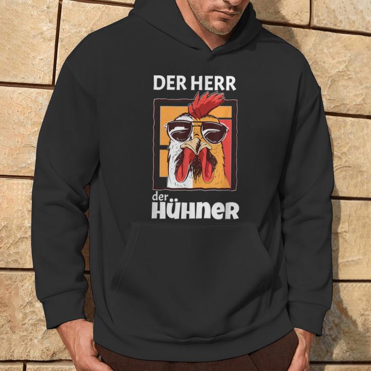 Der Herr Der Hühner Landwirt Bauer Kapuzenpullover Lebensstil