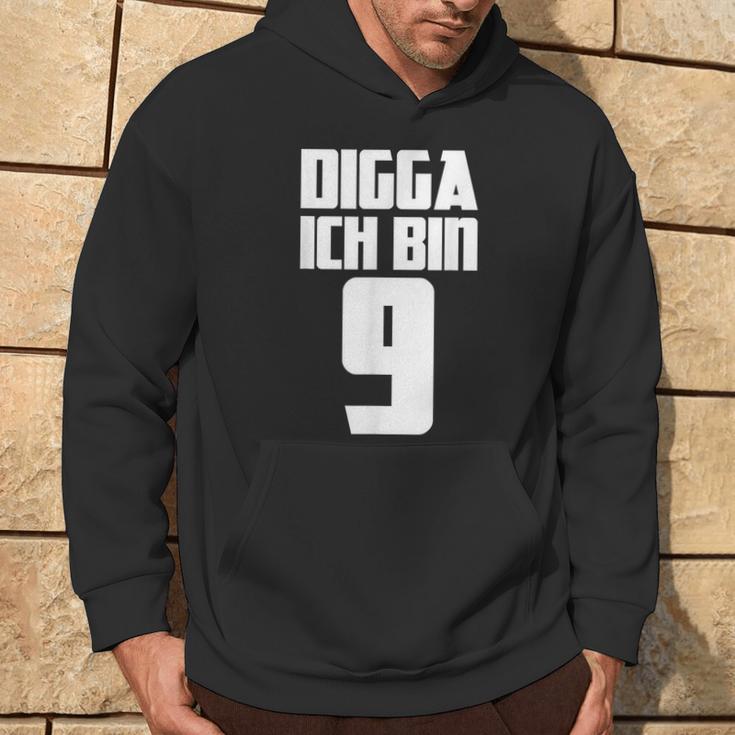 Digga Ich Bin 9 Jahre Geburtstag Kapuzenpullover Lebensstil