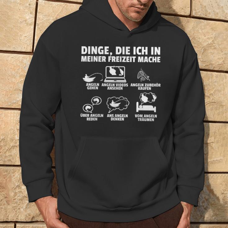 Dinge Die Ich In Meiner Freizeit Mache Angel German Langu Kapuzenpullover Lebensstil