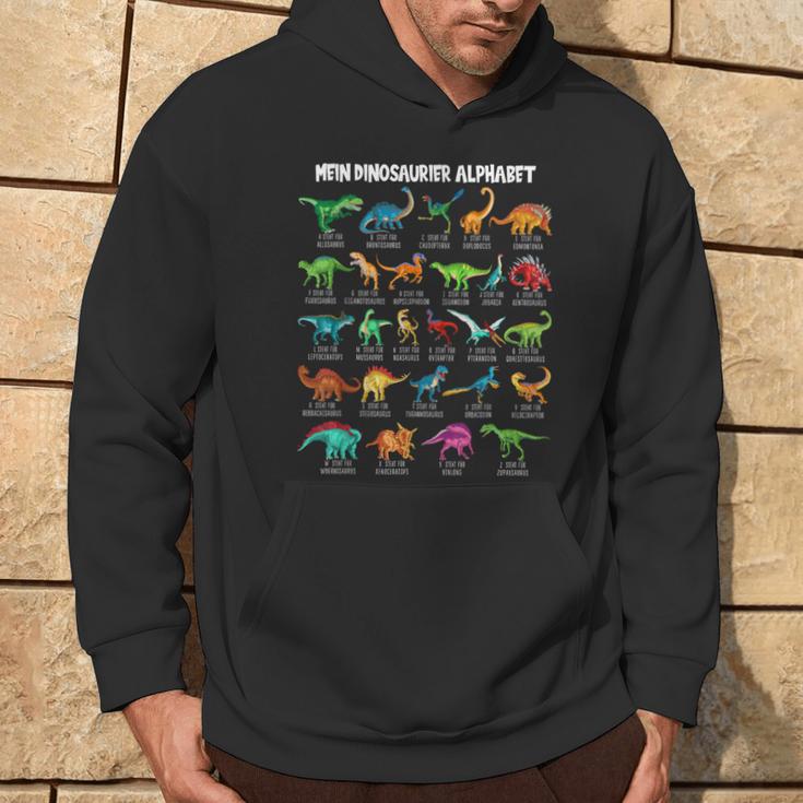 Dinosaur Types Alphabet A-Z Dino Abc T-Rex Dinosaur Kapuzenpullover Lebensstil