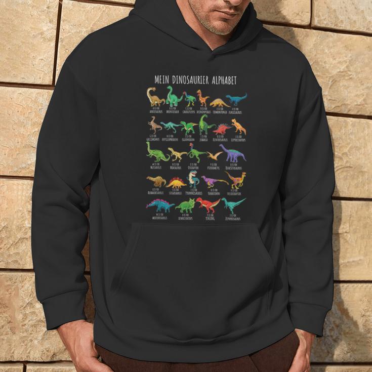 Dinosaur Types Alphabet A-Z Dino Abc T-Rex Kapuzenpullover Lebensstil