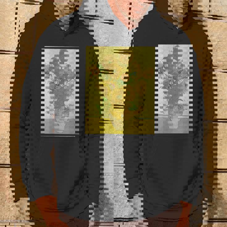 Donnaincentan Gogh Girasoli Arte Clasico Arte Moderno Cool Fun Con Collo A Felpa con cappuccio Estilo de vida