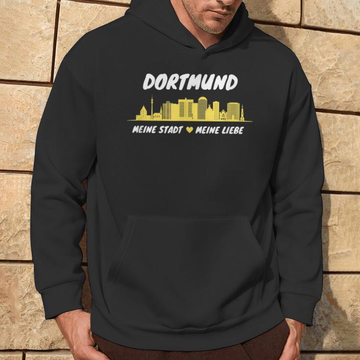 Dortmund Skyline My Love Landmark Stadium Ultras Kapuzenpullover Lebensstil