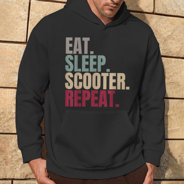 Eat Sleep Scooter Repeat Kapuzenpullover Lebensstil