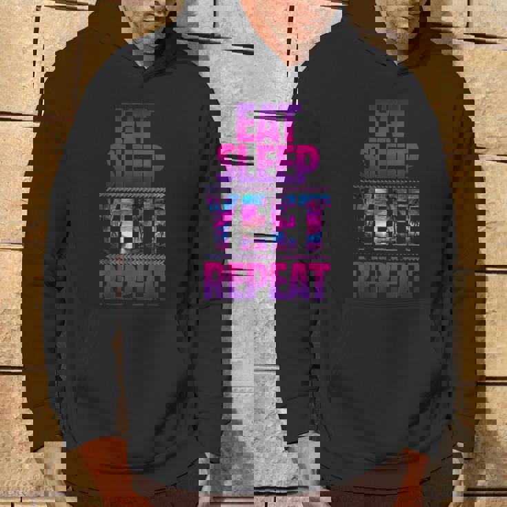 Eat Sleep Yeet Repeat Vintage Yeet Apparel Hoodie Lifestyle