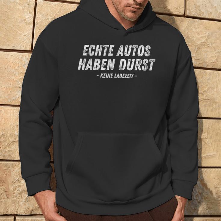 Echte Autos Haben Durst Keine Ladezeit German Kapuzenpullover Lebensstil