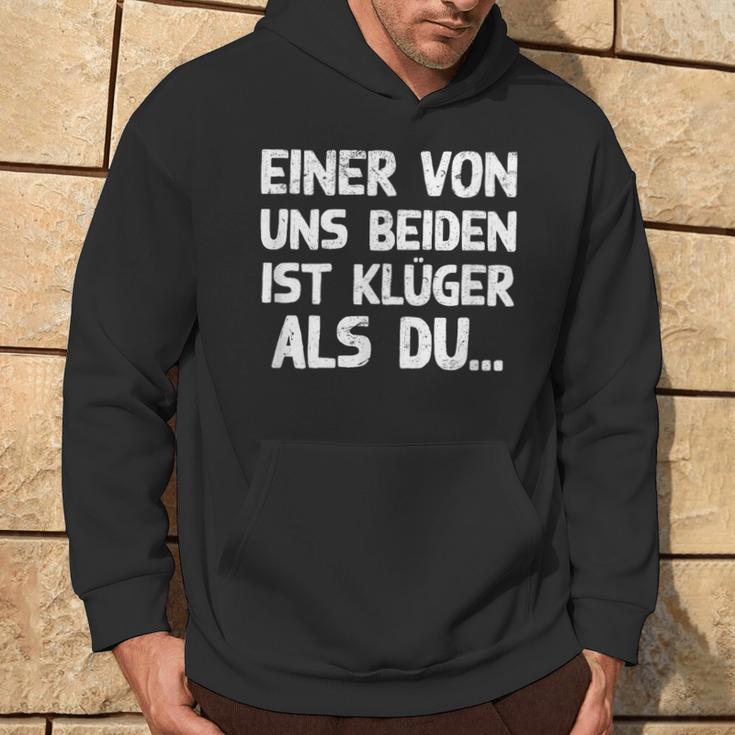 Einon Uns Beiden Ist Klüger Als Du I Kapuzenpullover Lebensstil