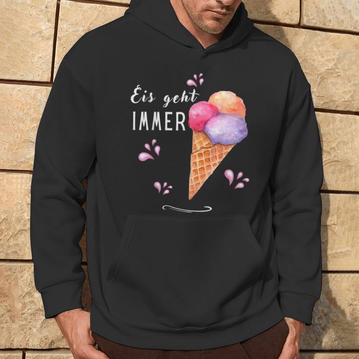 Eis Geht Immer Eisparele Eiscafe Du Liebst Eiscreme Eispar Kapuzenpullover Lebensstil