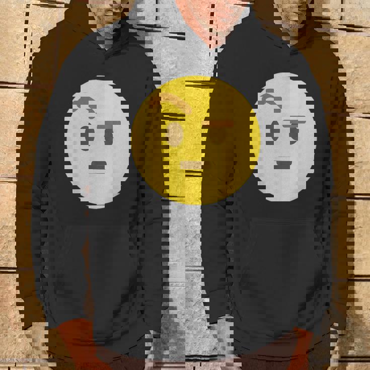 Emoticon Faccia Con Sopracciglio Alzato Espressione Facciale Emote Felpa con cappuccio Estilo de vida
