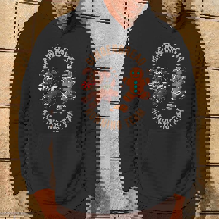 Équipe De Course De Noël Amusante En Pain D'épice Pour Les Amoureux Des Chiens Sweat à capuche Lifestyle