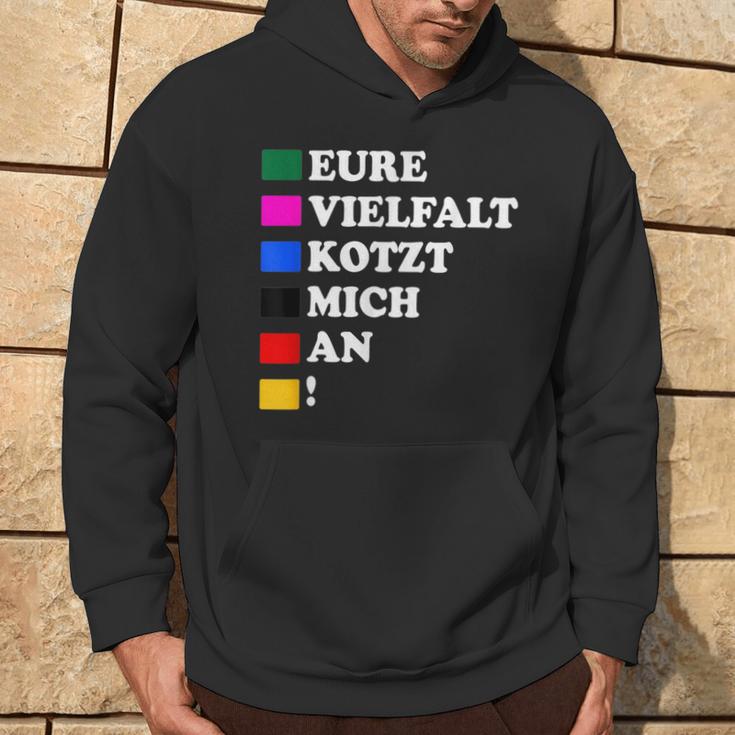 Eureielfalt Kotzt Mich An Kapuzenpullover Lebensstil