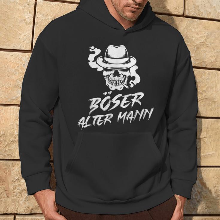 Evil Old Man Skull Grandpa Skull Grandad S Kapuzenpullover Lebensstil