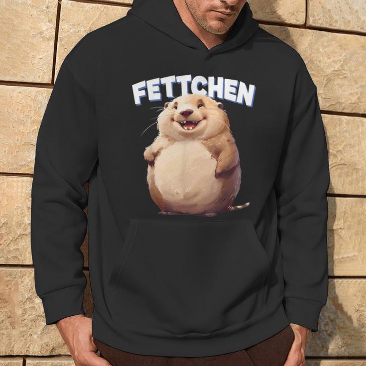 Fett Ferret Marten Animals Fetti Kapuzenpullover Lebensstil