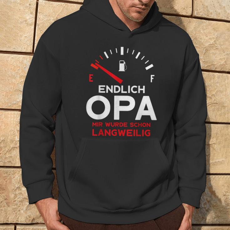 Finally Grandpa Mir Wurde Schon Langweilig Opa Kapuzenpullover Lebensstil