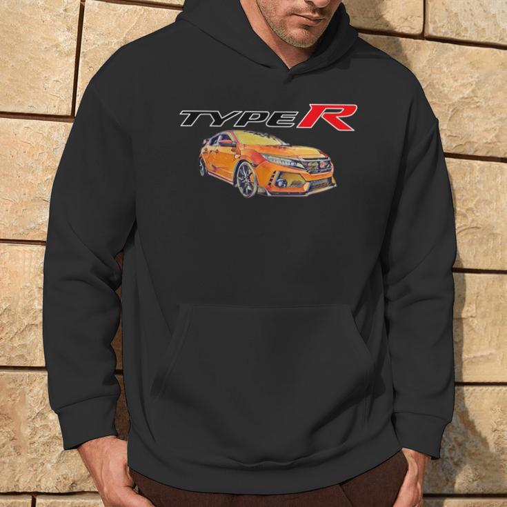 Fk8 Civic Type R Retro Style Kapuzenpullover Lebensstil