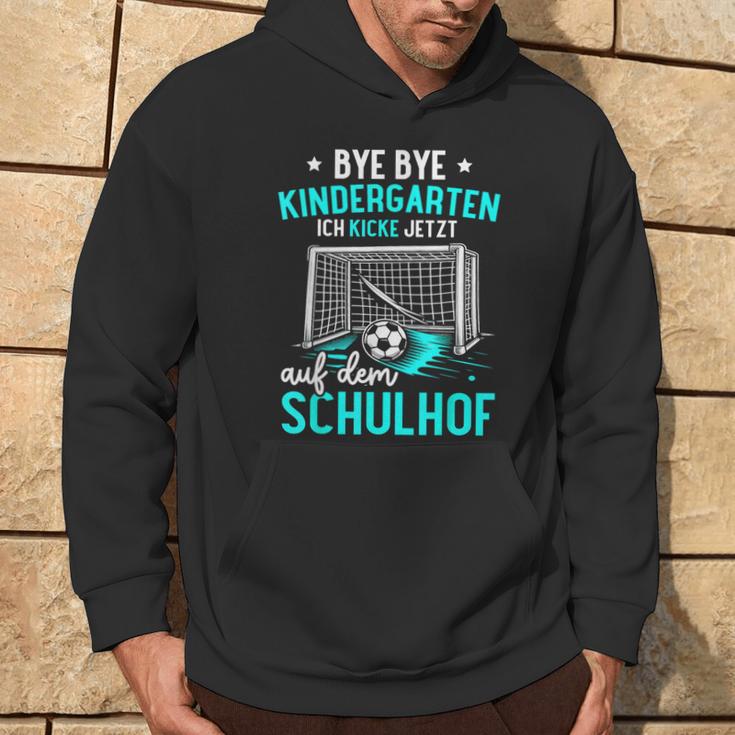 Football Bye Bye Kindergarten I Tschüss Kindergarten Kapuzenpullover Lebensstil