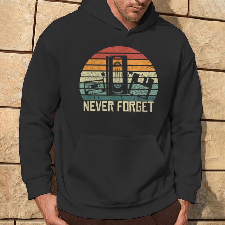 Never Forgetintage Cassette Tapehs Retro Kapuzenpullover Lebensstil