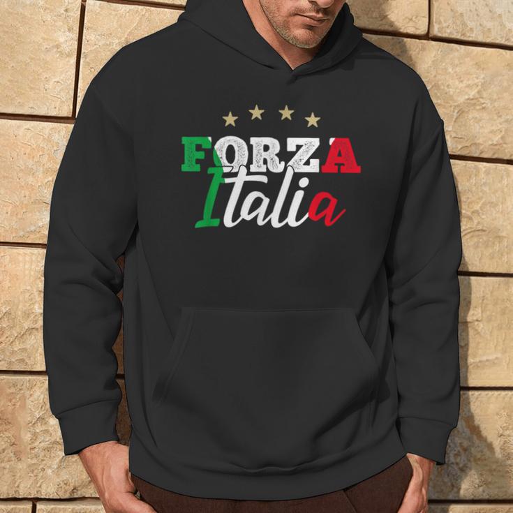 Forza Italia For Italian Football Fans Kapuzenpullover Lebensstil