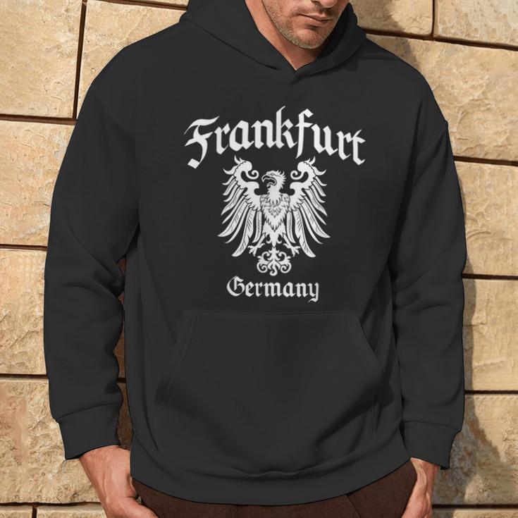 Frankfurt Hessen Adler Ultras Fractur Old German Script Kapuzenpullover Lebensstil