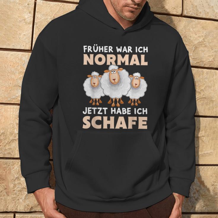 'Früher War Ich Norme Jetzt Habe Ich Schafe Bauer Schäfer Kapuzenpullover Lebensstil