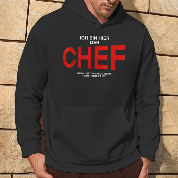 Manager Ich Bin Hier Der Chef Kapuzenpullover Lebensstil